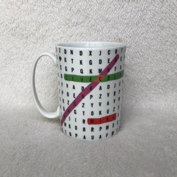 Kate Spade Crossword Mug - Picture 2 of 16
